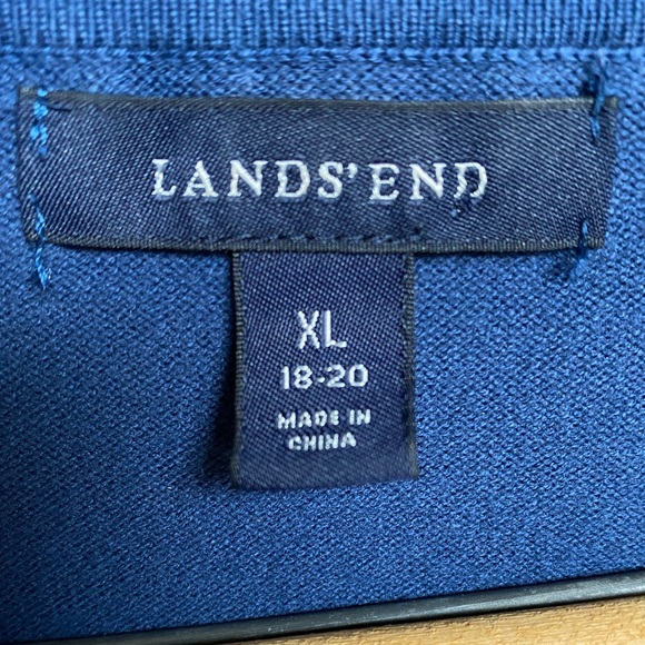 Lands’ End navy cardigan - Picture 5 of 6